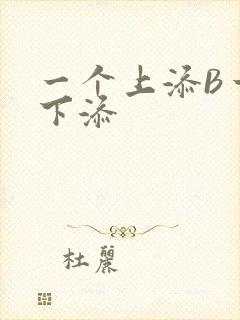 一个上添B一个下添
