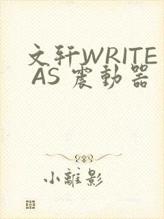 文轩WRITE AS 震动器