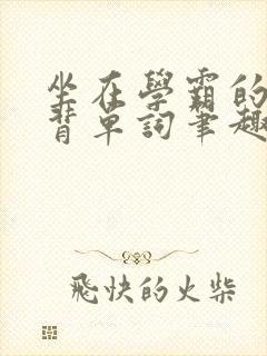 坐在学霸的鸡上背单词笔趣阁