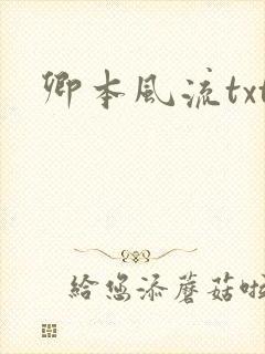 卿本风流txt