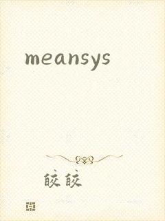 meansys封面