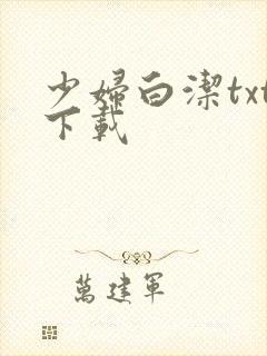 少妇白洁txt下载