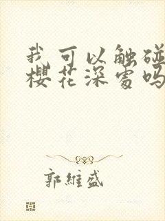 我可以触碰你的樱花深处吗封面