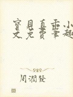 宝贝真乖小说全文免费笔趣阁