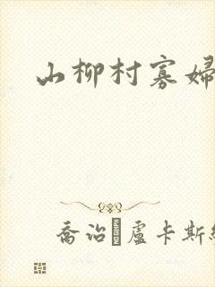 山柳村寡妇情史封面
