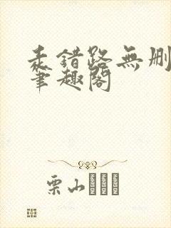 走错路无删减版笔趣阁封面
