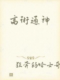 高术通神封面