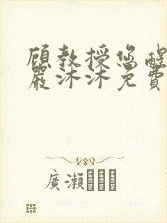 顾教授您醒了吗严沐沐免费阅读全文小说