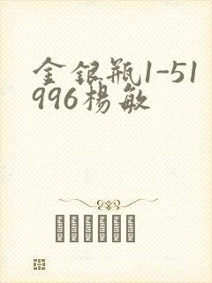 金银瓶1-51996杨敏封面