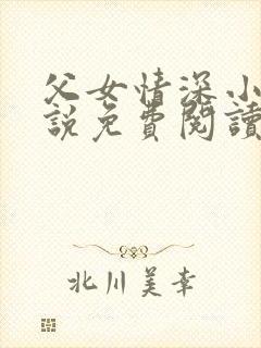 父女情深小兰小说免费阅读全文封面