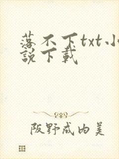 落不下txt小说下载