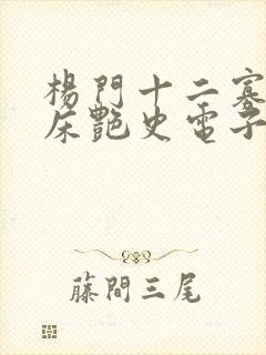杨门十二寡妇肉床艳史电子书