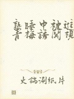 熟睡中被进了H青梅诱哄视频封面