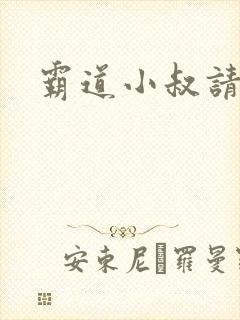霸道小叔请轻撩