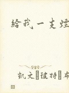 给我一支烟小说