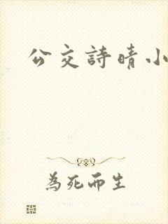 公交诗晴小说