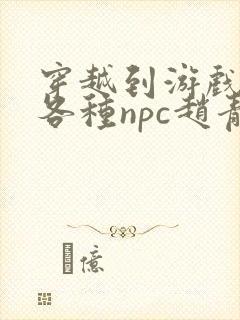 穿越到游戏里和各种npc赵青蔓