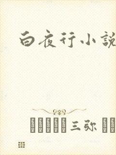 白夜行小说下载
