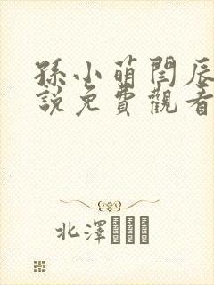 孙小萌闫辰的小说免费观看