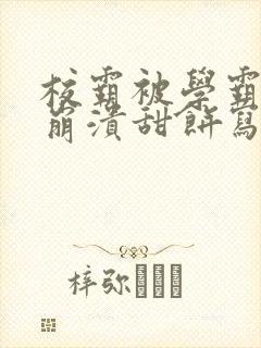 校霸被学霸玩到崩溃甜饼写手