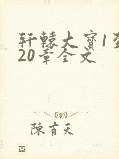 轩辕大宝1至720章全文