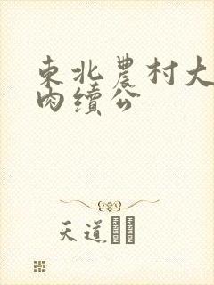 东北农村大炕乱肉续公封面