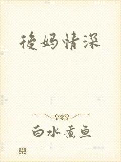 后妈情深封面