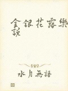 金银花露乐可小说封面