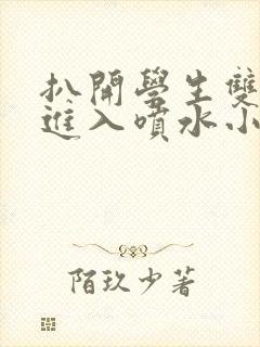 扒开学生双腿猛进入喷水小说封面