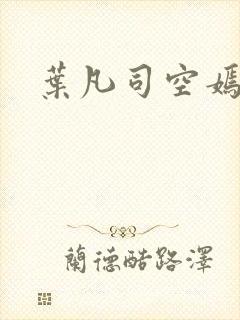 叶凡司空嫣然封面