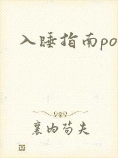 入睡指南po粟封面