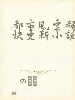 都市风云超前超快更新小说封面