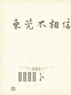 东莞不相信眼泪