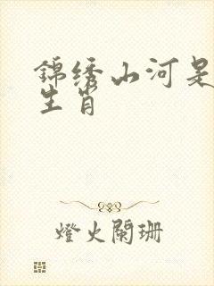 锦绣山河是什么生肖