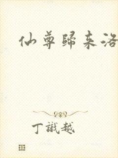 仙尊归来洛尘