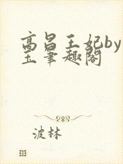 高昌王妃by黛玉笔趣阁