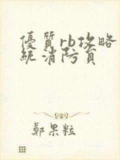 优质rb攻略系统消防员封面