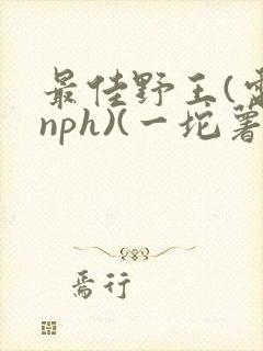 最佳野王(电竞nph)(一坨薯饼)_无拼音封面