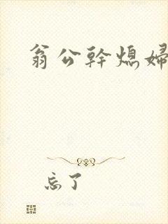 翁公干熄妇