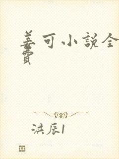 姜可小说全文免费封面