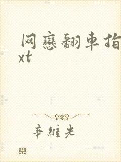 网恋翻车指南txt