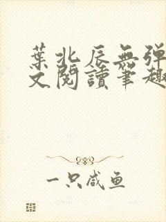 叶北辰无弹窗全文阅读笔趣阁封面
