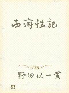 西游性记封面