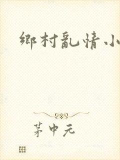 乡村乱情小说