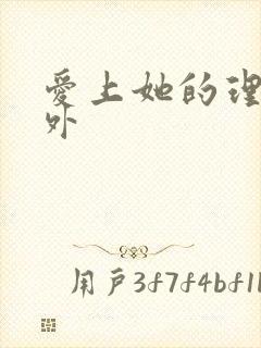 爱上她的理由番外封面