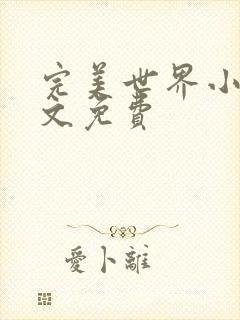 完美世界小说全文免费封面