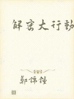 解密大行动