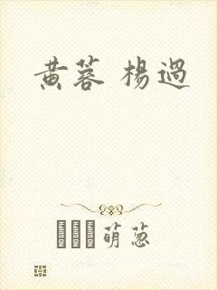 黄蓉 杨过