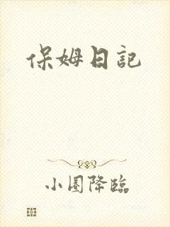 保姆日记封面