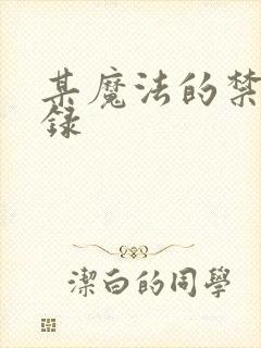 某魔法的禁书目录封面